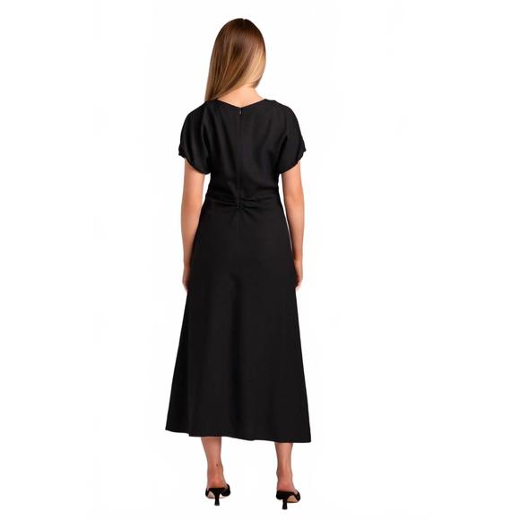 NEW BEATRICE .B cinched midi dress in eclipse